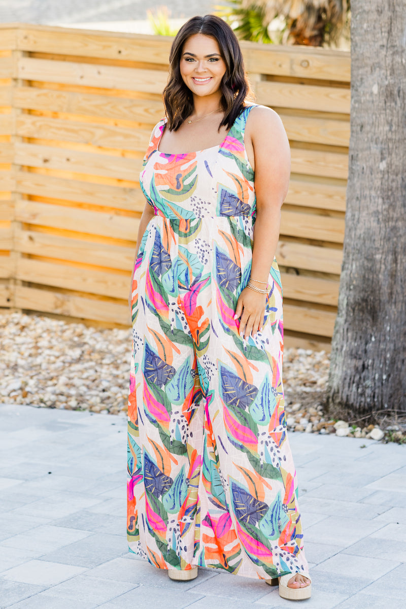Samba Sunset Jumpsuit, Fuchsia – Chic Soul