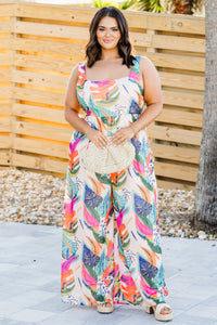 Samba Sunset Jumpsuit, Fuchsia – Chic Soul