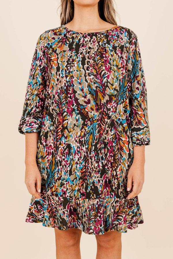 Same Lifestyle Dress, Olive