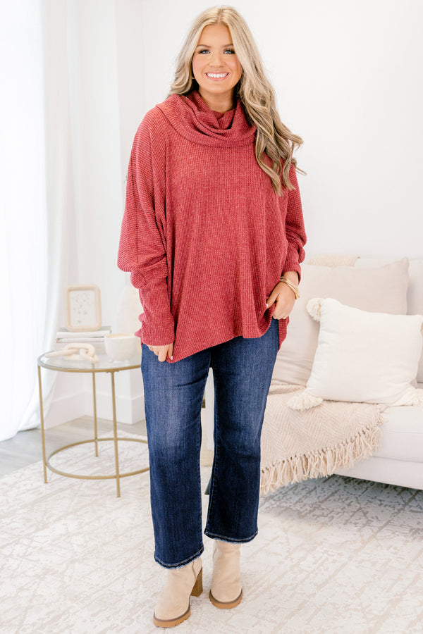 Chic Soul plus size clothing, red turtle neck chunky sweater and maxi dress set