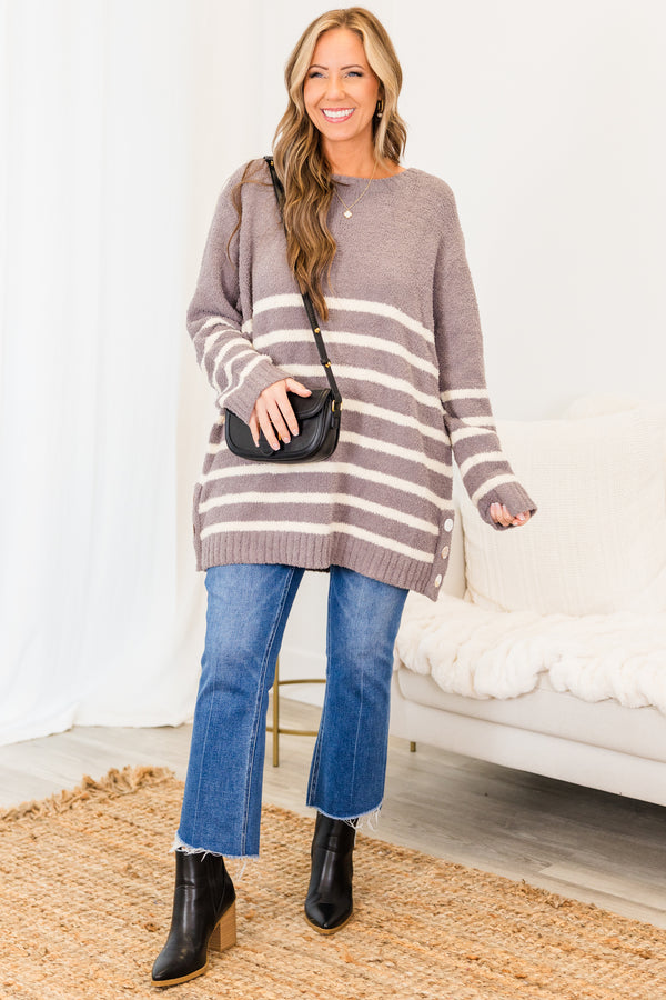 Series Of Notes Sweater, Grey