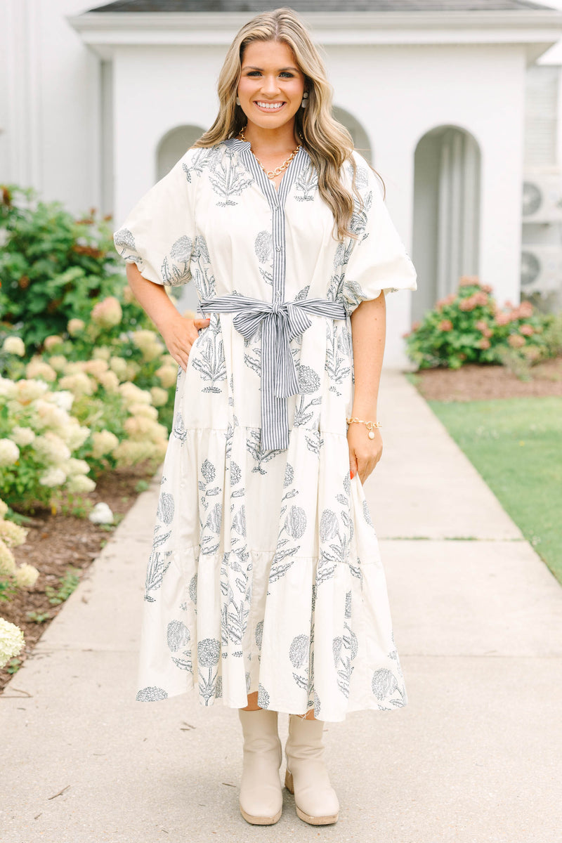 Shades Of The Shore Dress, Cream – Chic Soul