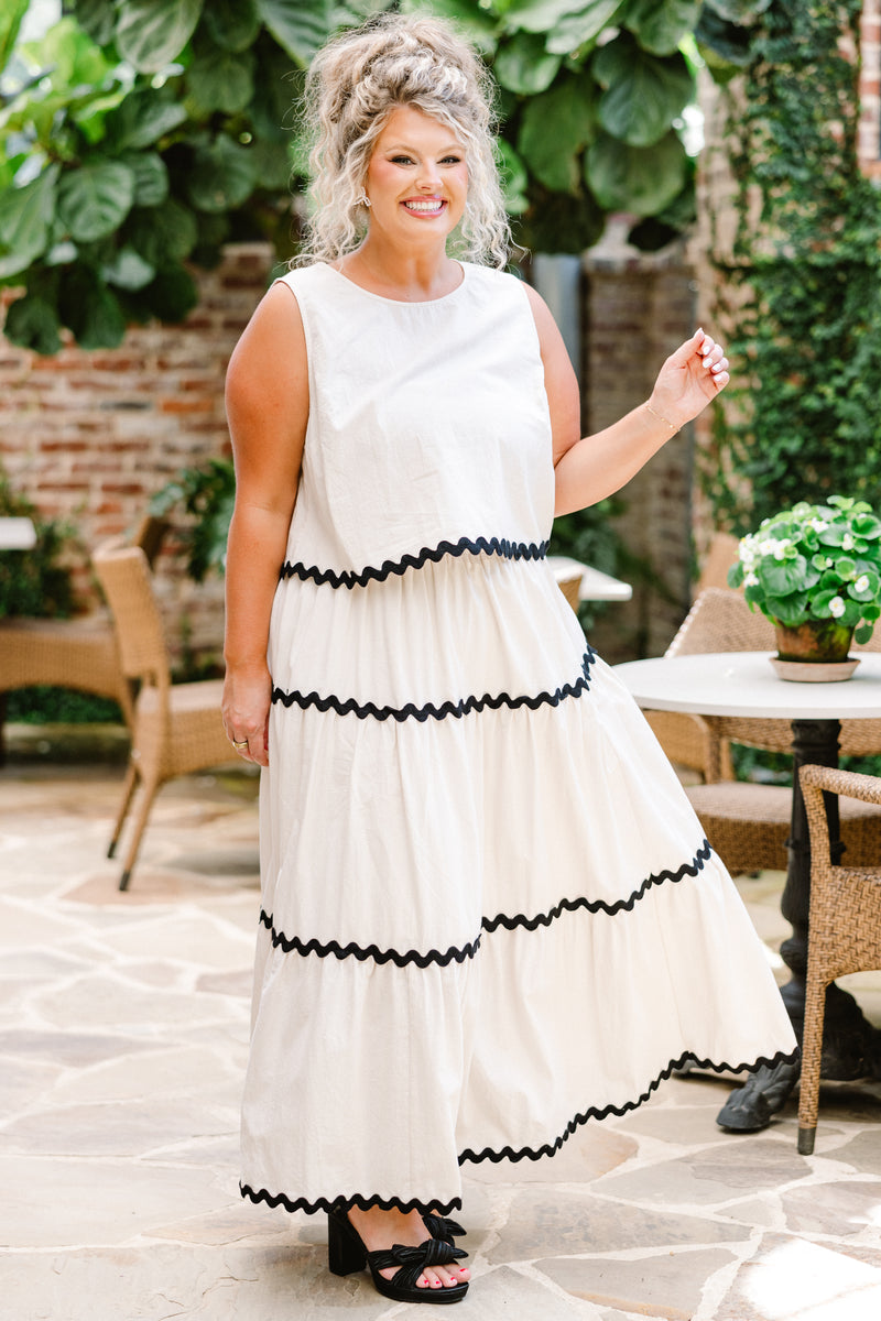 dress white on top black on bottom Rare London satin bandeau contrast ruffle mini in & hang or lay flat to dry Wash smart NWT Pretty Garden Strapless Tube