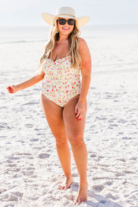 She's Sweet Swimsuit, Ivory Floral – Chic Soul