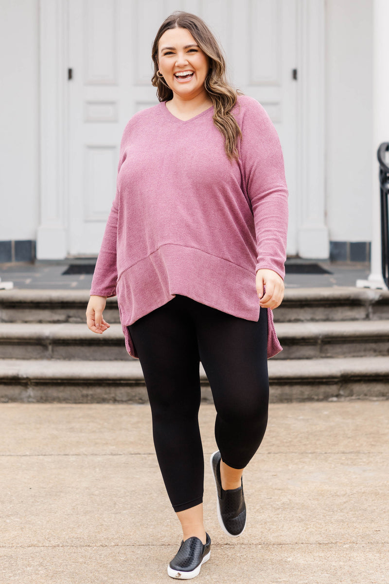 Essential Leggings Set | Plum – Jade Velour Boutique