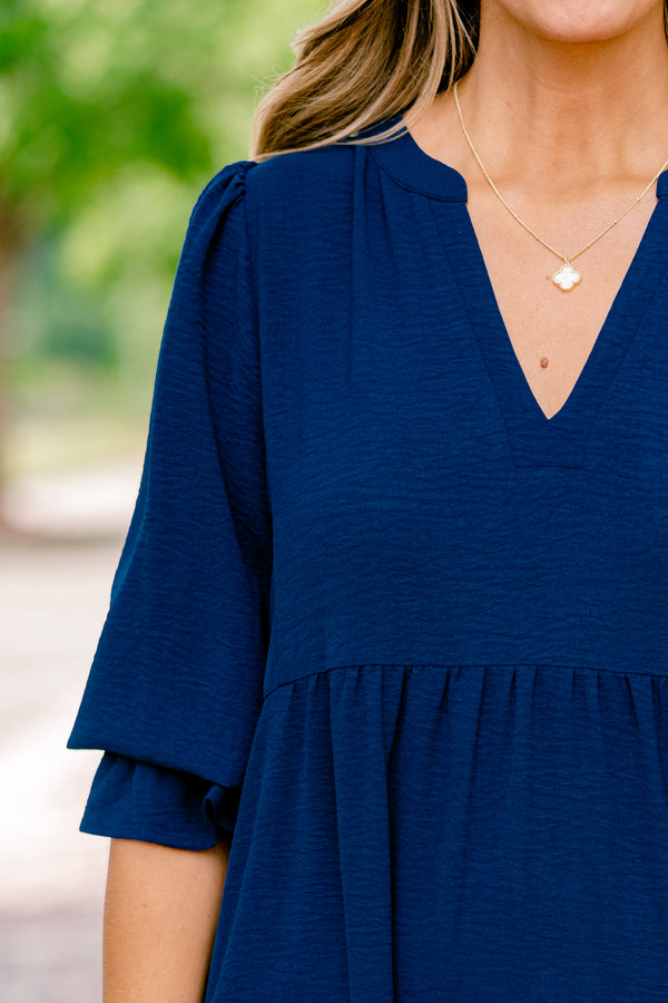 Simply The One Dress, Navy Chic Soul Simply The One Dress, Navy Chic Soul