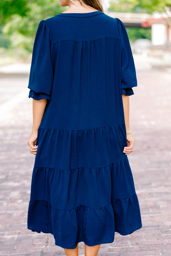 Simply The One Dress, Navy Chic Soul Simply The One Dress, Navy Chic Soul