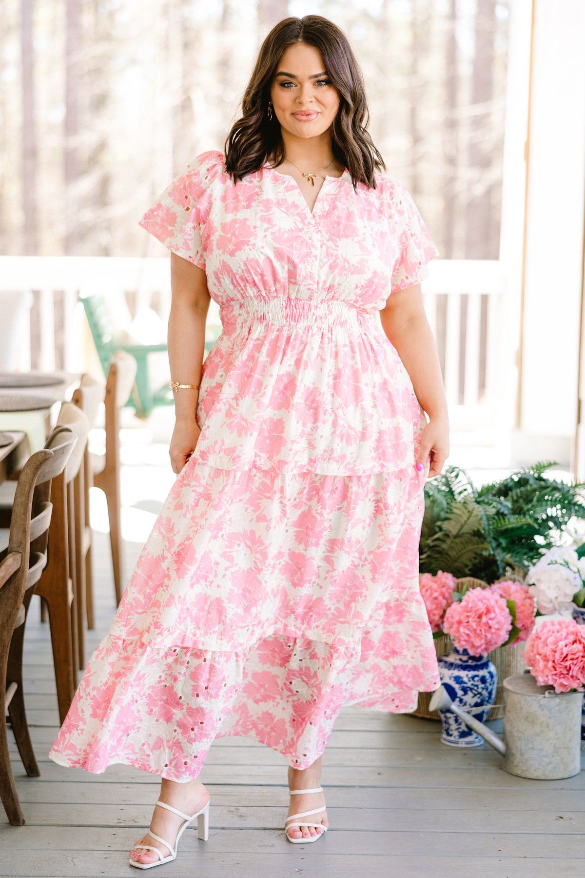 pink dress women nearby Women's Somewhere Beautiful Dress, Pink