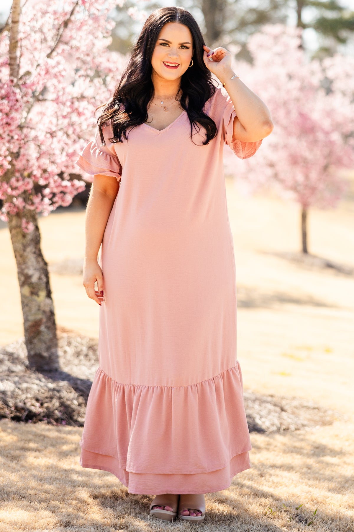 Spare My Feelings Dress, Pink – Chic Soul