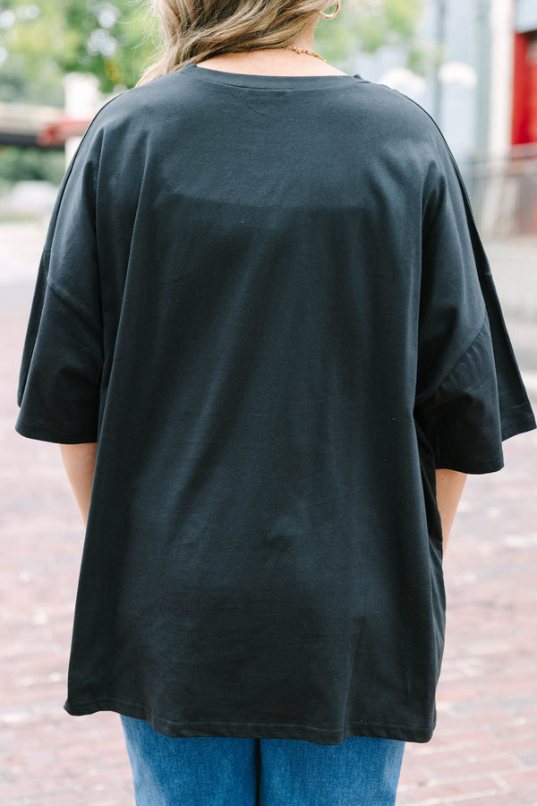 Spooky Club Boyfriend Tee, Black