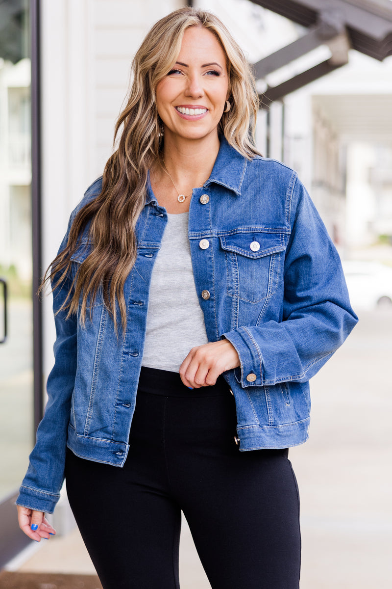 Starlight Jean Jacket Blue Chic Soul