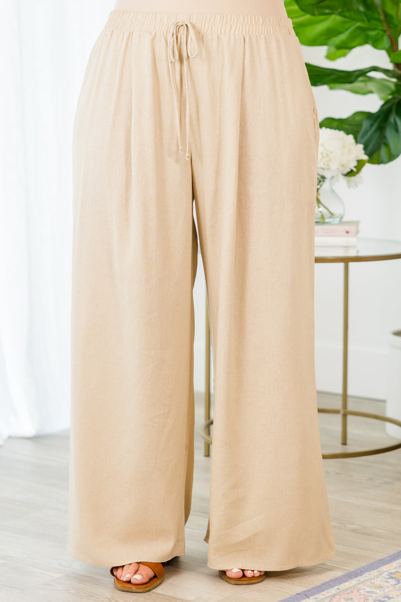 FLOWY STRAIGHT LEG PANTS