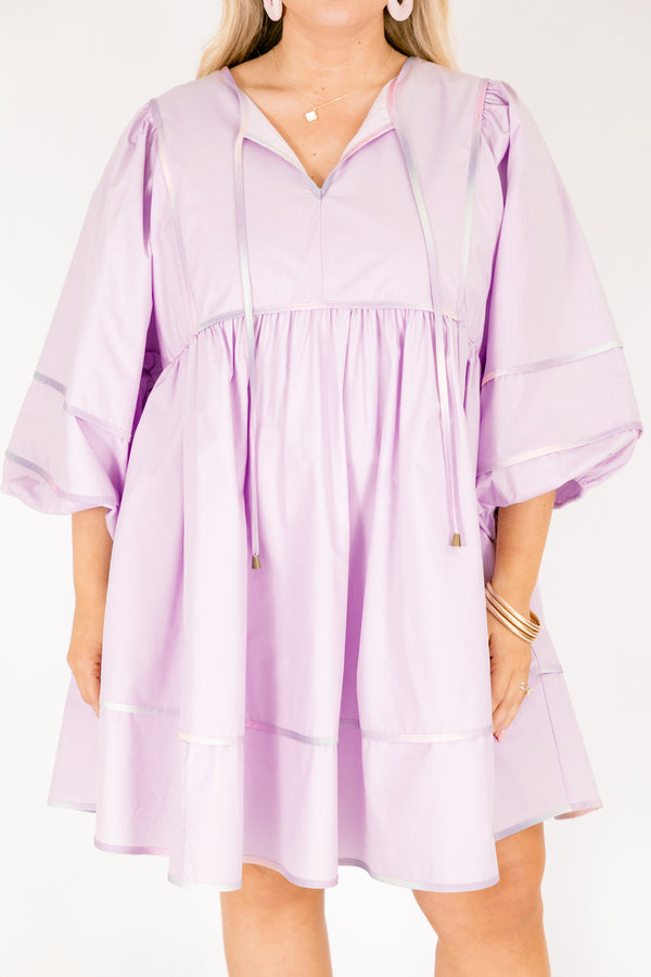 Stuck In Your Ways Dress, Lilac