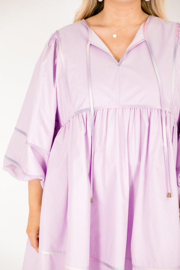 Stuck In Your Ways Dress, Lilac