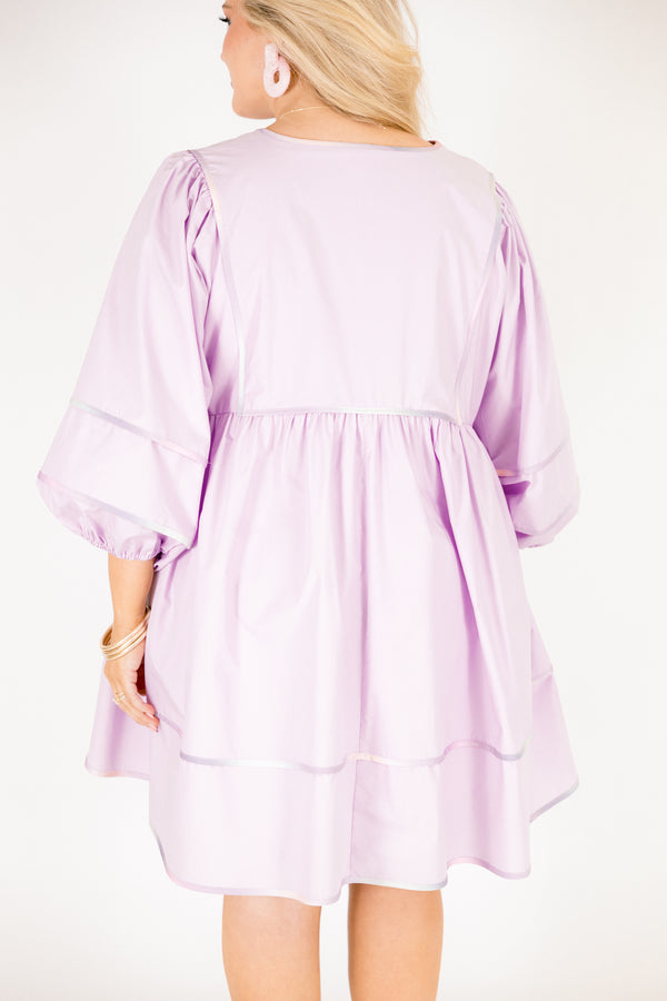 Stuck In Your Ways Dress, Lilac