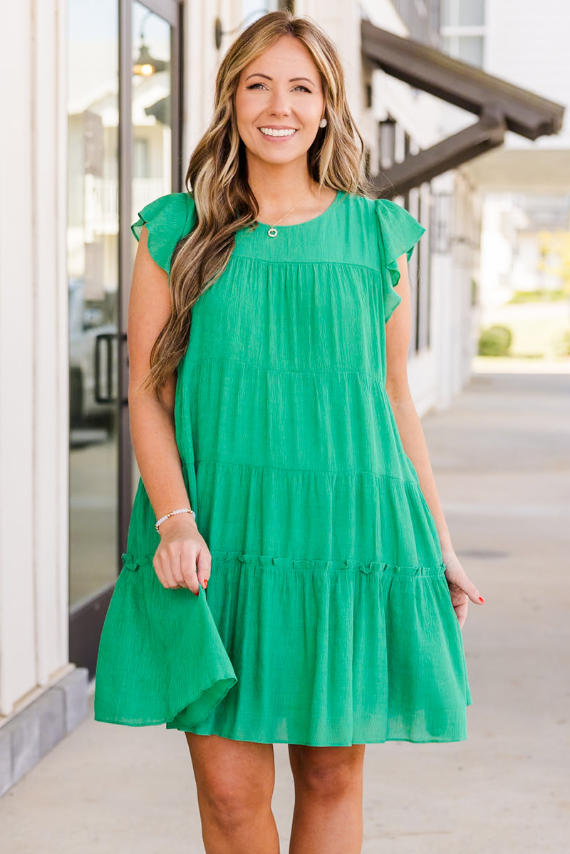 Sweet Greens Dress, Kelly Green – Chic Soul