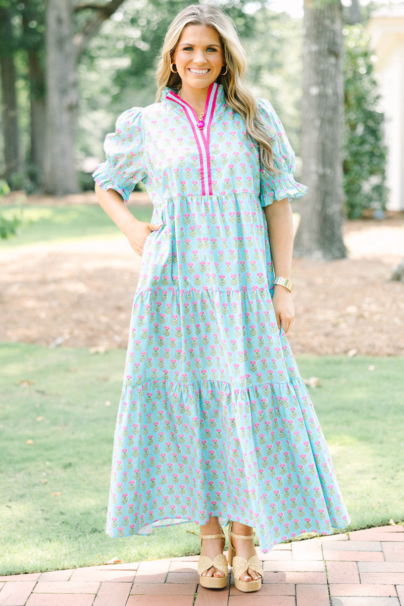 baby blue tiered dress Women's Sweet Recollection Dress, 100% Polyester Fringe dress shoulder Backless Split Satin Size:UK12