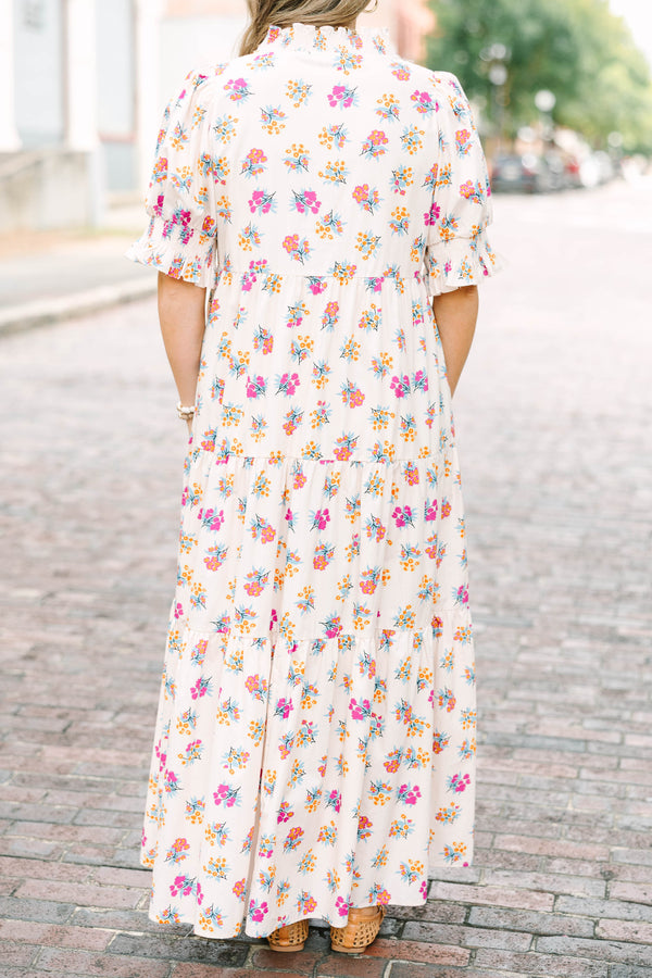 Sweet Recollection Dress, Blue Floral