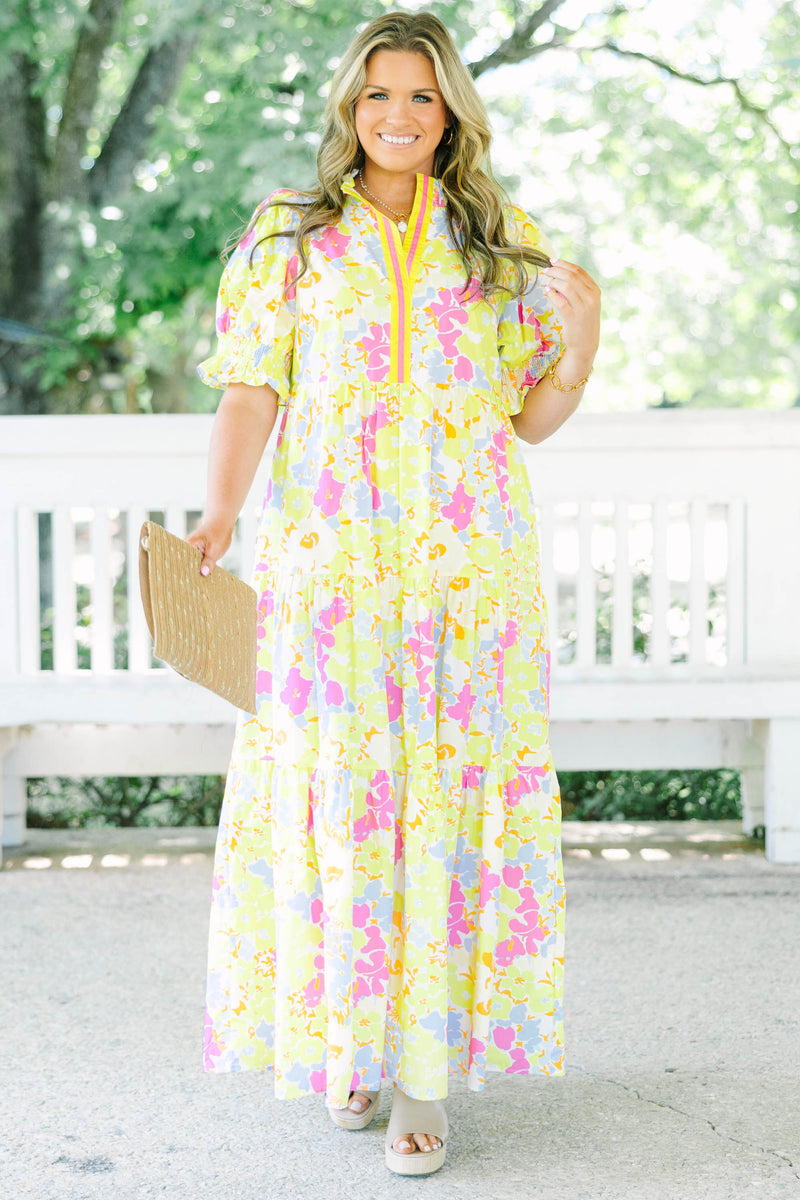 Women's Sweet Recollection Dress, Yellow