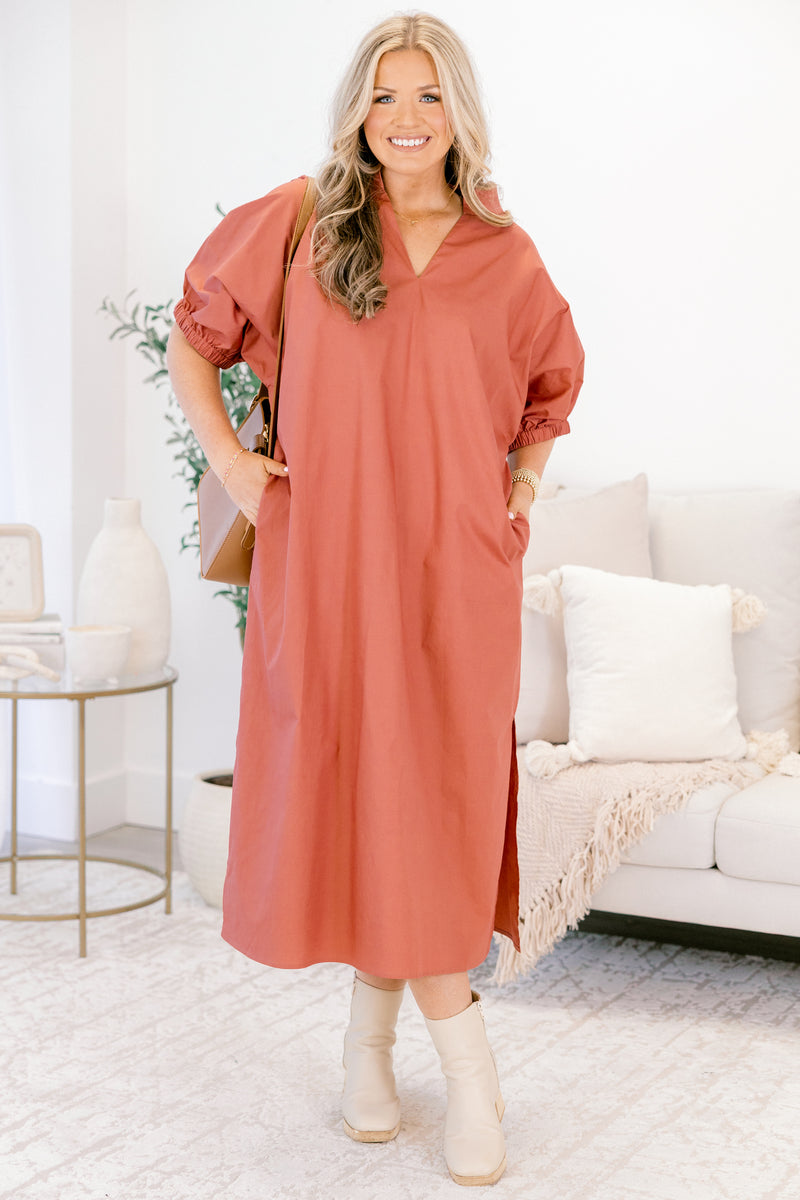 slim fit dress slacks Sweet Spot Dress, Burnt Taupe – Chic Soul