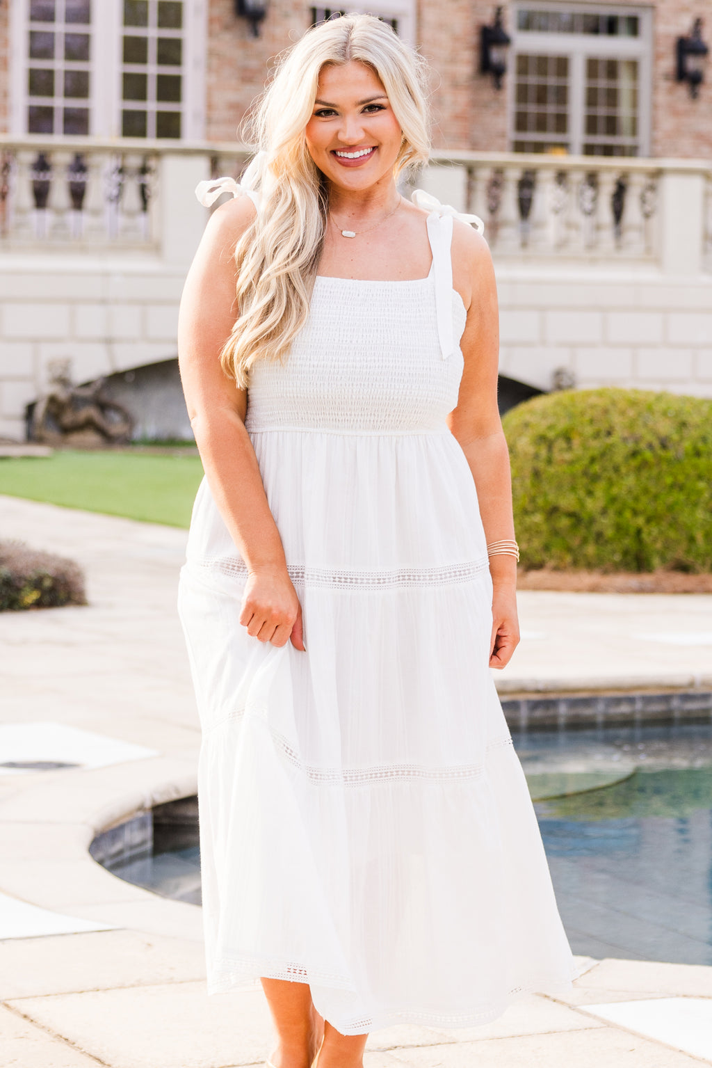 Sweetly Stunning Dress, White – Chic Soul