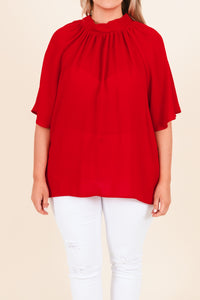 Always For You Top, Red – Chic Soul