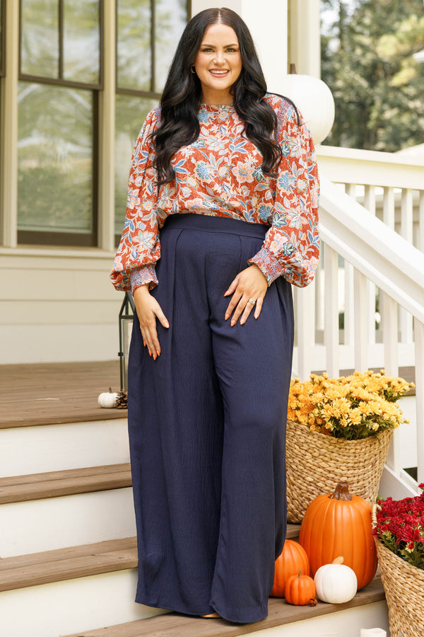 The Classic Confidence Pants, Navy – Chic Soul