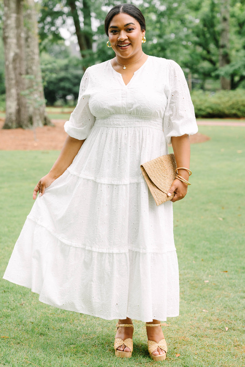 white maxi dress for plus size Women's The Clear Choice Dress, For Love And Lemons Luxury Rental girls night out Types:Black