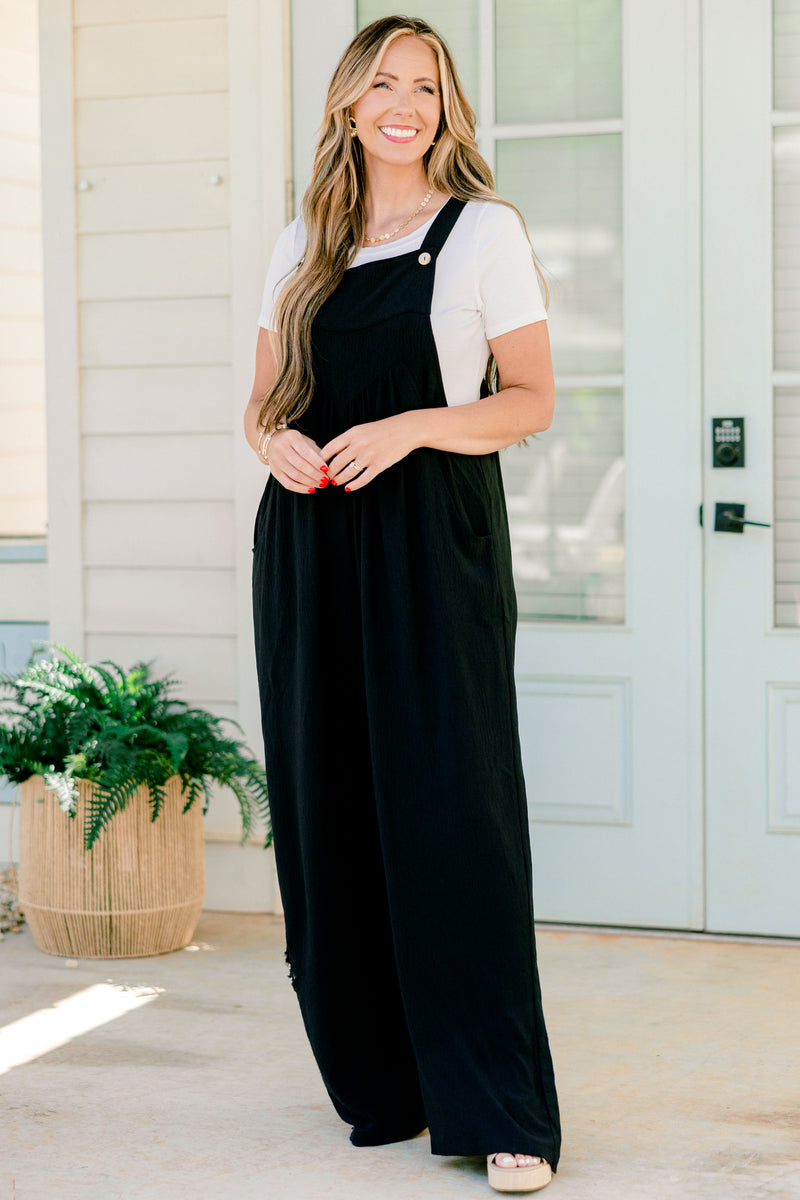 The Coolest Jumpsuit, Black Chic Soul The Coolest Jumpsuit, Black Chic Soul