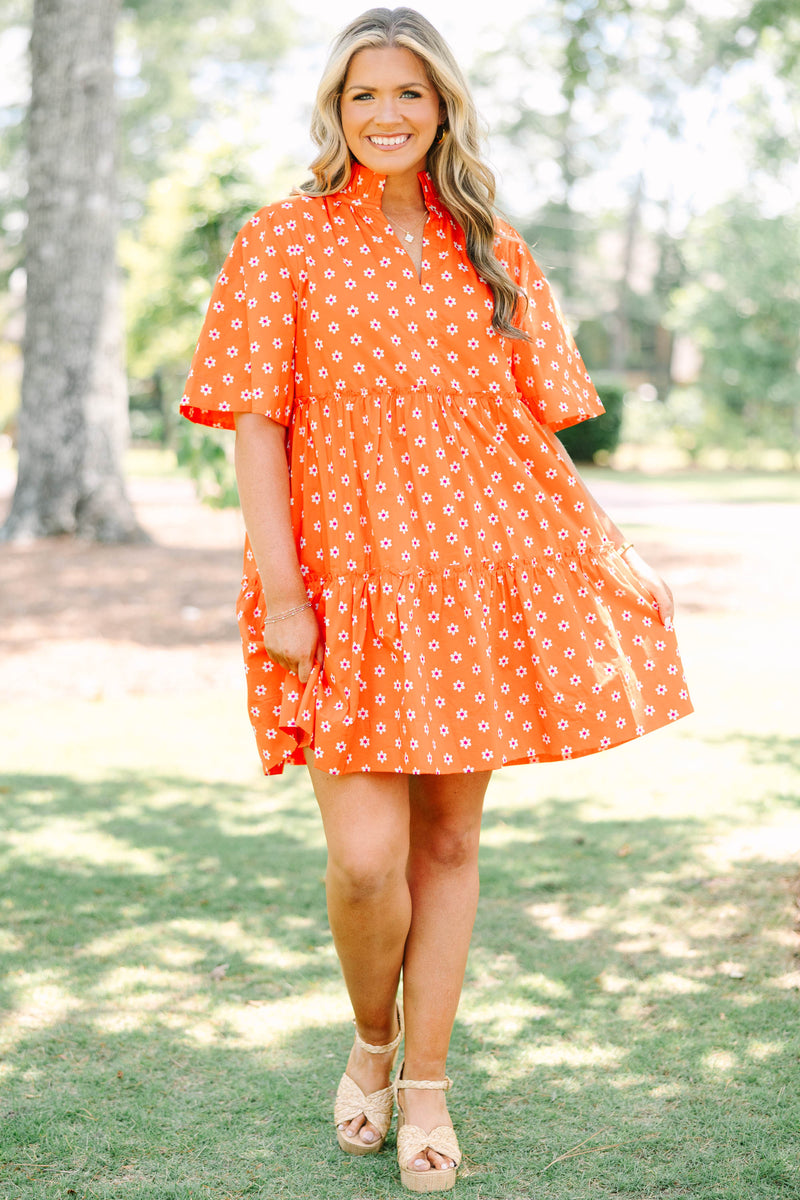short red flowy dress The Edge Dress, Red – Chic Soul