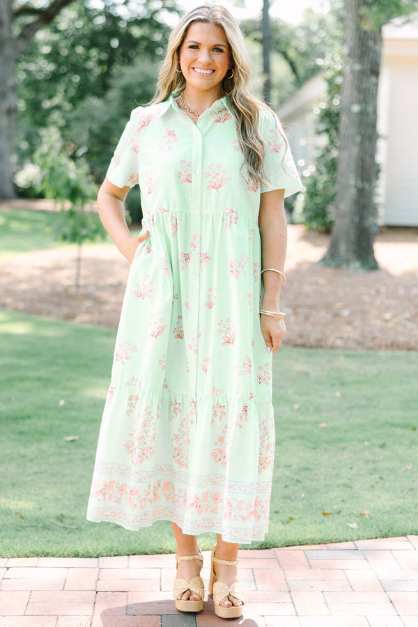 The Grass Is Always Greener Dress, Green – Chic Soul