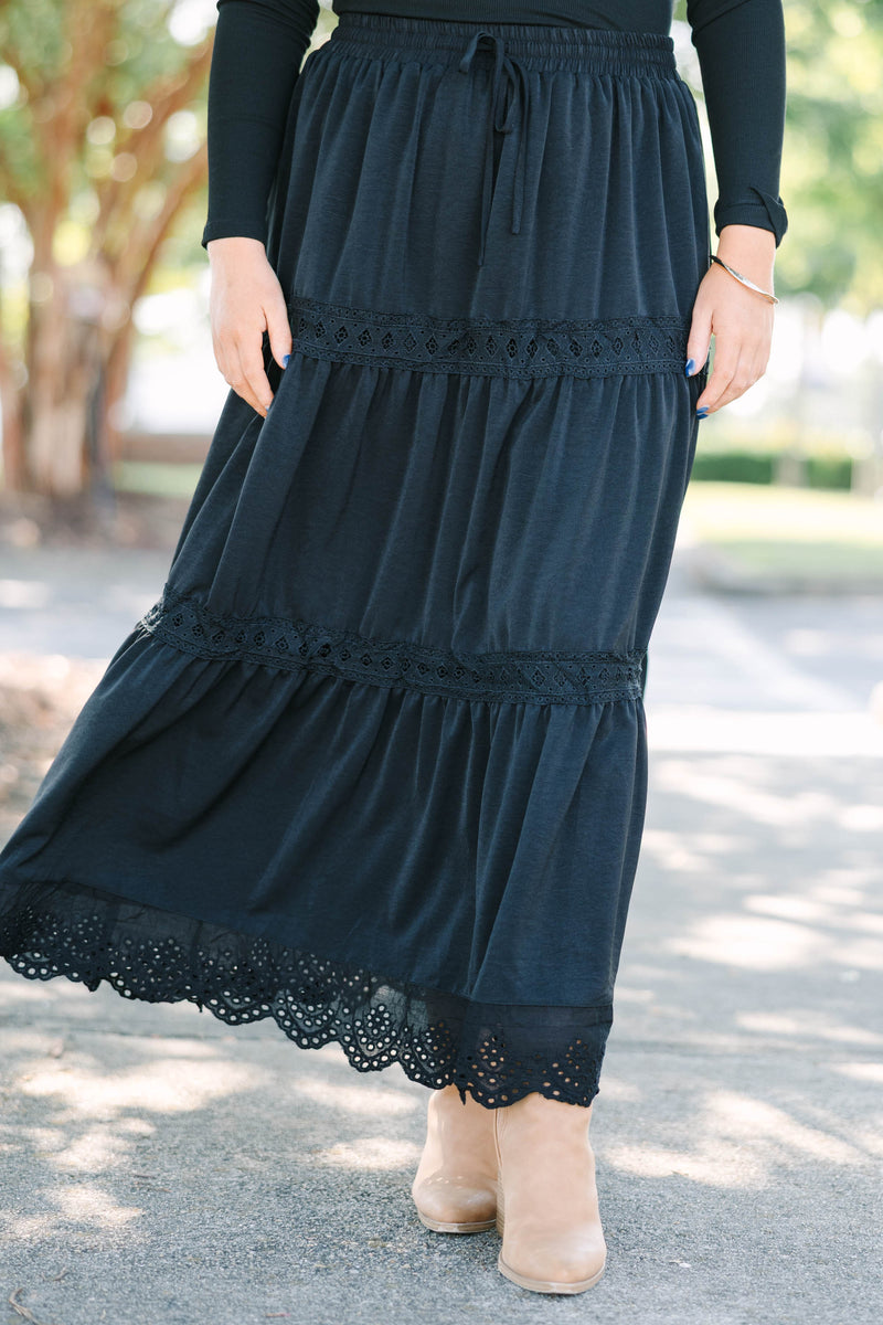 The Ophelia Skirt, Black Lace – Chic Soul
