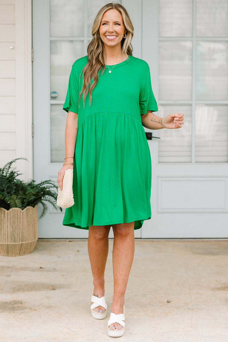 flowy comfy dress Women's The Sawyer Dress, Green
