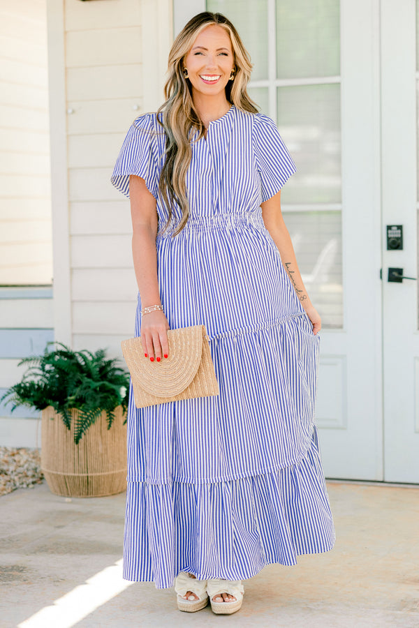 This & That Maxi Dress, Periwinkle Chic Soul This & That Maxi Dress, Periwinkle Chic Soul