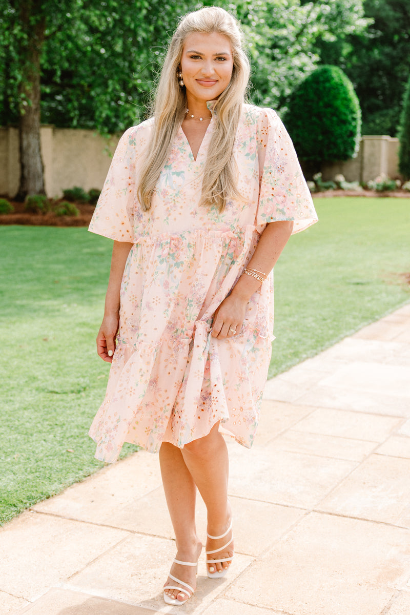 Women's Through The Arbor Dress, Pink