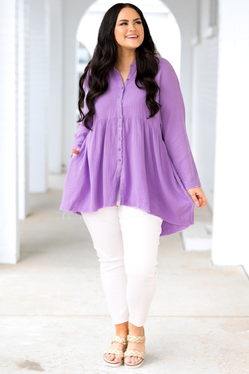 In The Wind Top, Mauve – Chic Soul