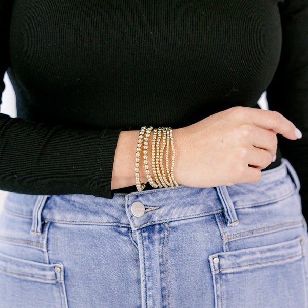 Time To Remember Bracelet Set, Gold