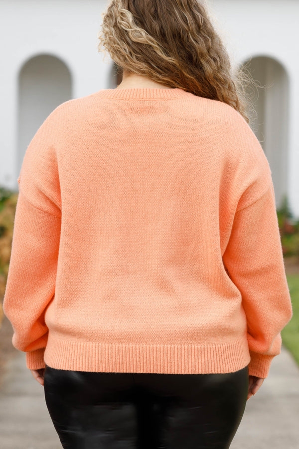 Chic Soul plus size clothing, orange 