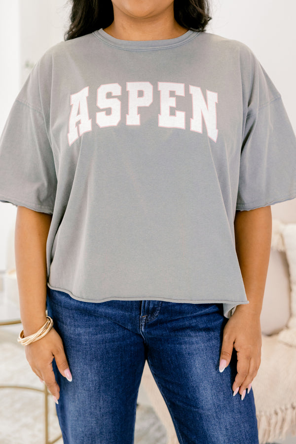 Chic Soul plus size clothing, steel short sleeve graphic tee with the word 