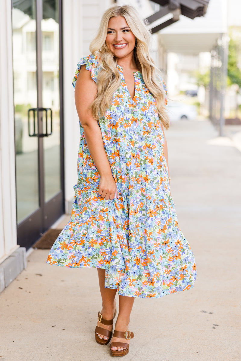 open lace back dress Oasis Orange Floral Midi Shirt Dress