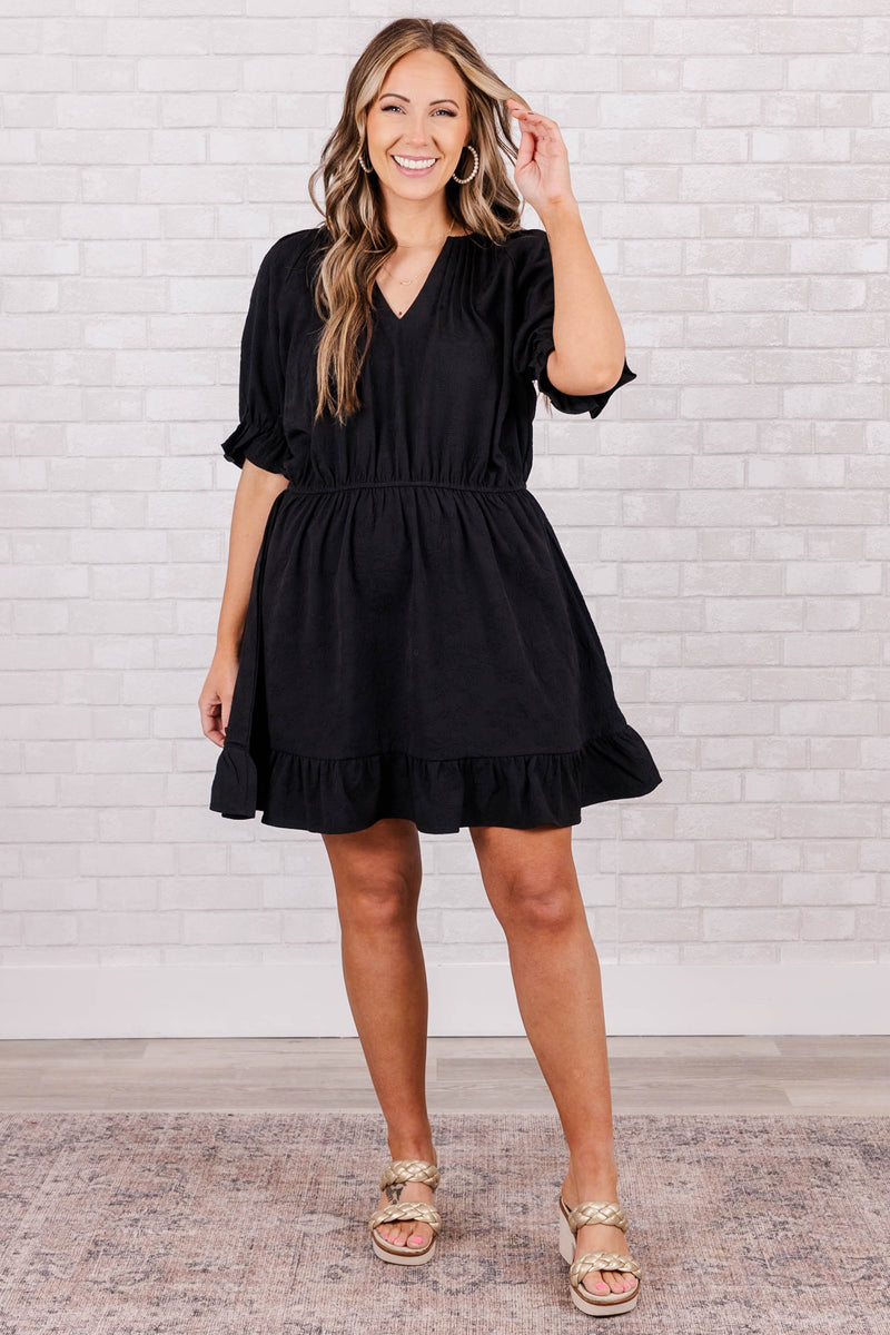 Women's True To Me Dress, Black | Size: 2X By Chic Soul Women's True To Me Dress, Black | Size: 2X By Chic Soul