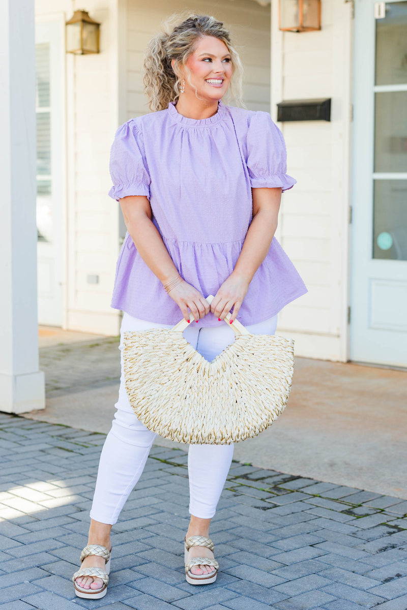 Try For Love Top, Purple – Chic Soul