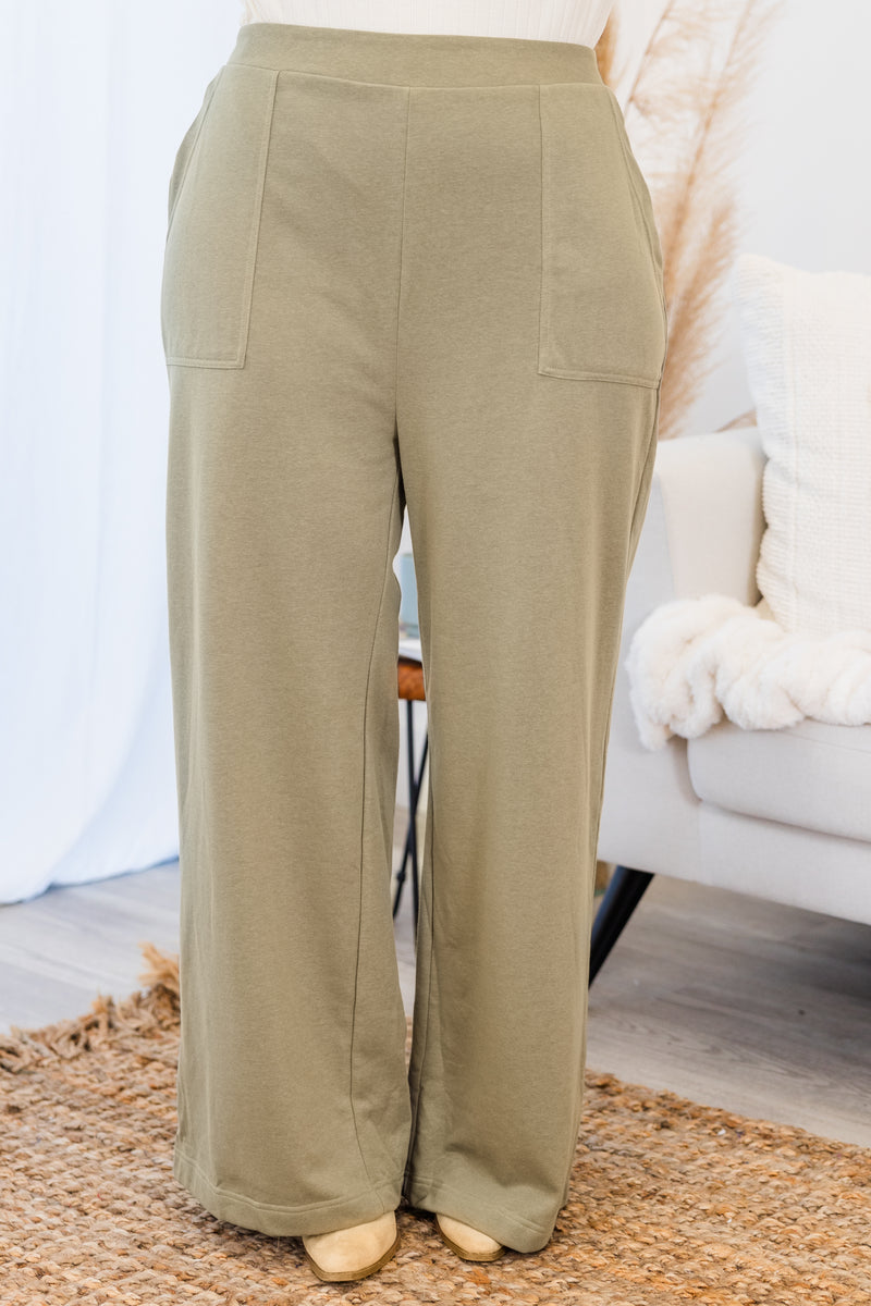 Green flowy pants shop