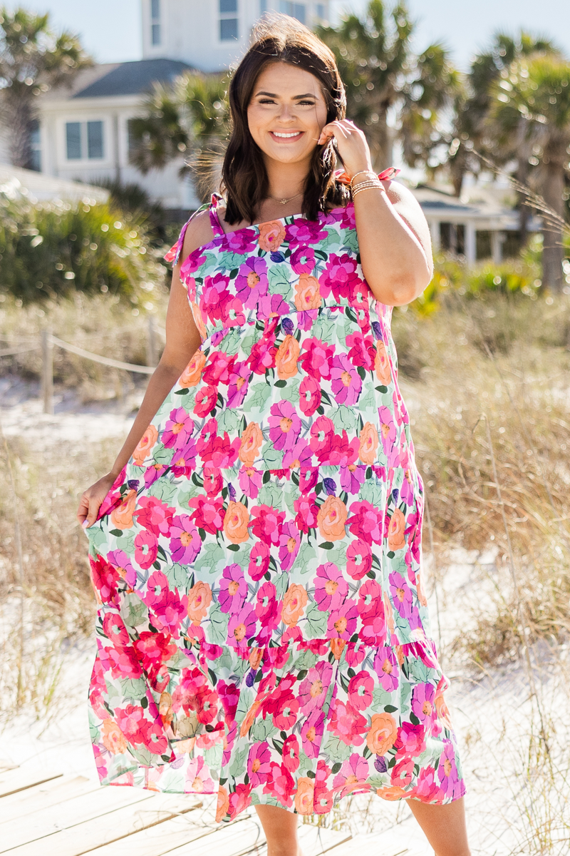 chinese dress ladies Women's Ethereal Blossom Dress, Pink