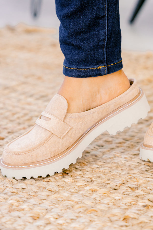 Back To Us Loafers, Taupe