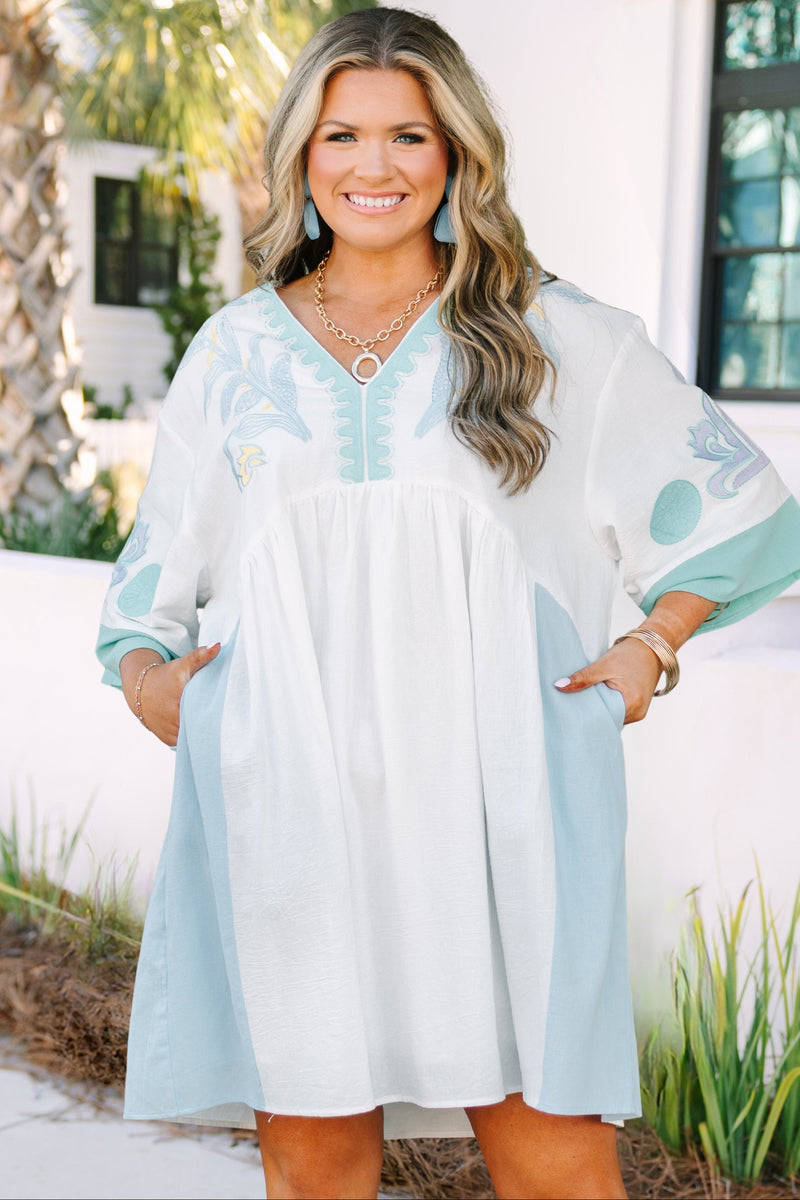 Women's Drifting Muse Dress, Blue