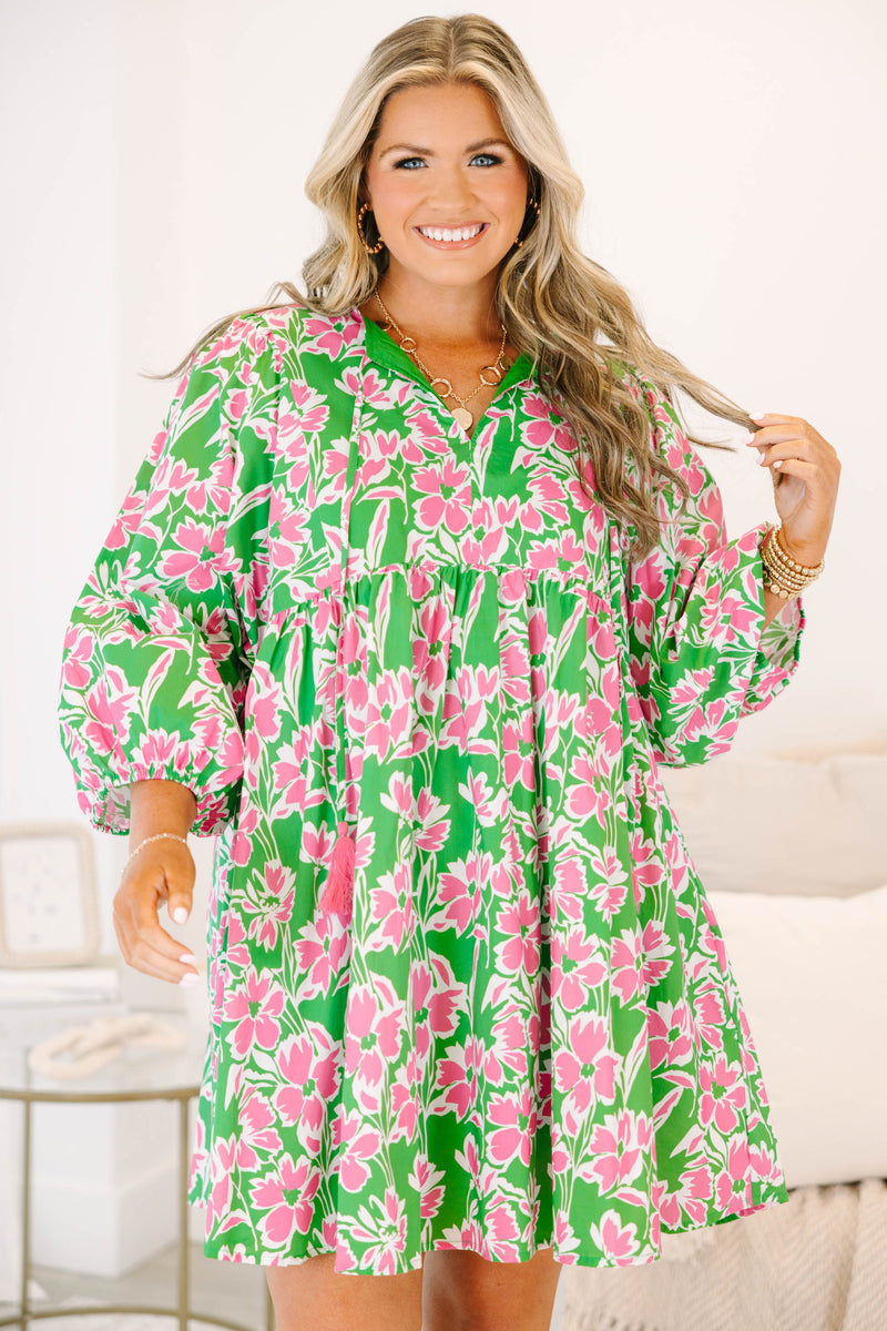 Women's Walking On Air Dress, Green