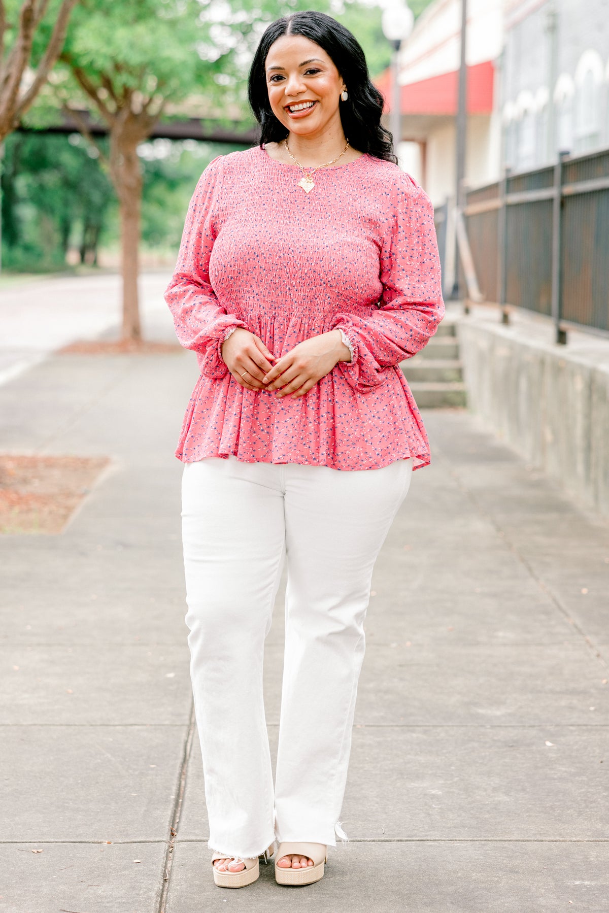 Wallflower Kisses Top, Dusty Rose – Chic Soul