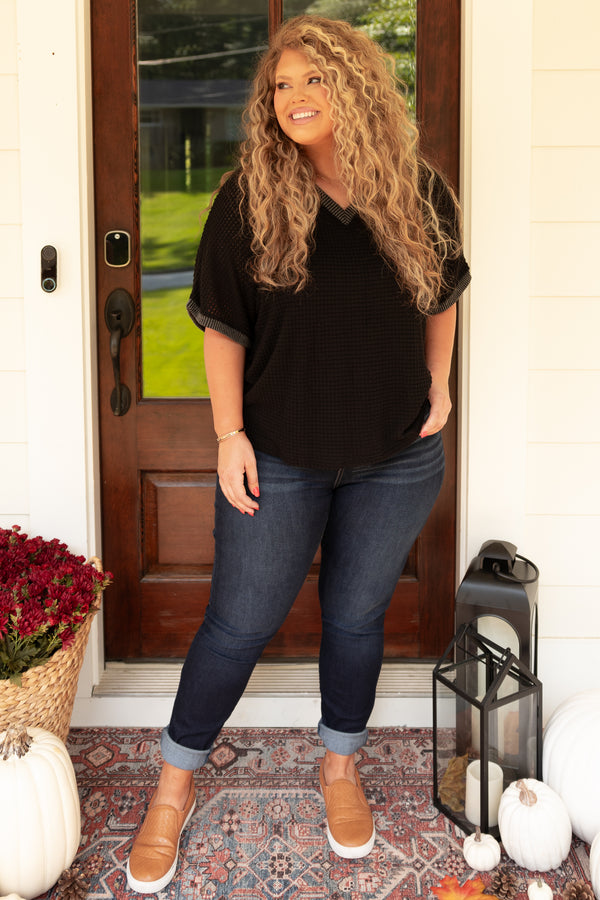 Watch Me Go Jeggings, Black – Chic Soul