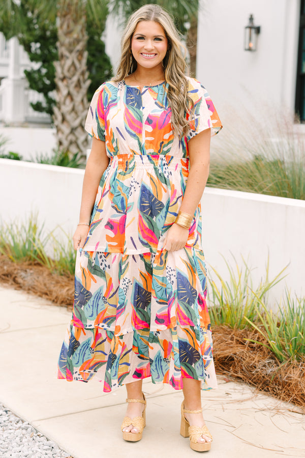 Women's When In Rio Dress, Pink | Size: 2X By Chic Soul Women's When In Rio Dress, Pink | Size: 2X By Chic Soul